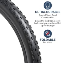 YunSCM 27,5" összecsukható kerékpár gumi és belső cső szett, 54-584, AV32mm 2