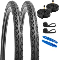 YunSCM 2db Összehajtható 700C/28" Kerékpárgumi 700x45C Városi/Utcai Gumi 1