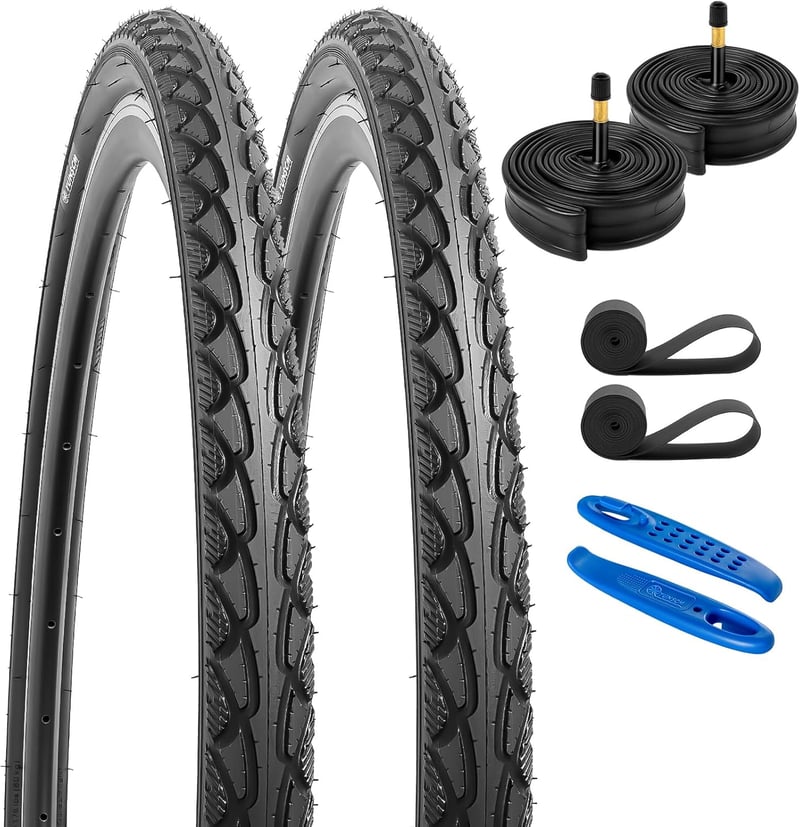 YunSCM 2db Összehajtható 700C/28" Kerékpárgumi 700x45C Városi/Utcai Gumi
