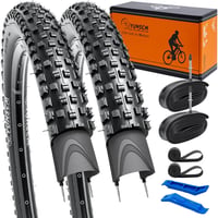 YunSCM 2x 60TPI Nylon Defláció-mentes 27,5" Kerékpár Gumi 1