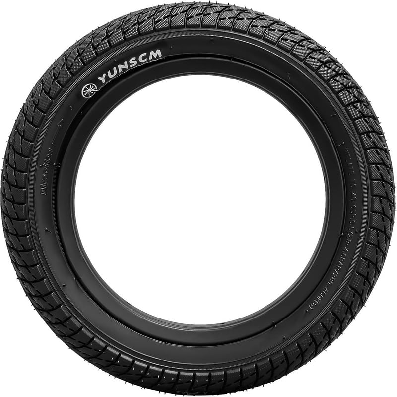 YunSCM Gyerek Kerékpár Gumi Szett - 12,5 Colos (54-203) Külső Gumi 4db és Belső Tömlő 2db AV32mm Szeleppel - Kompatibilis 12 1/2 x 2 1/4