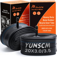 YunSCM unutarnja guma za bicikl 20x3.0-3.5 (76/90-406) AV32 Schrader ventil - 2 kom. 2