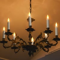 yunsheng 20 db LED Karácsonyi Gyertya Távirányítóval - Elemes, Vezeték Nélküli, Villogó Fényhatás, Vízálló IP64, Időzítővel, Karácsonyfa Dek 3