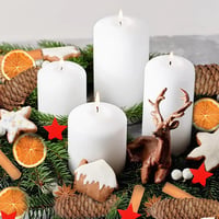 YUNSTK 107 darabos karácsonyi dekoráció szett, adventi koszorú díszítő elemek 2