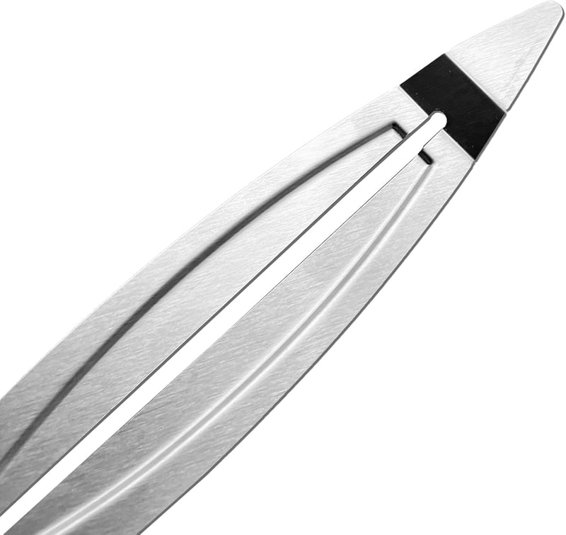 YUNSTK tűzcsipesz rozsdamentes acél 33 cm ezüst