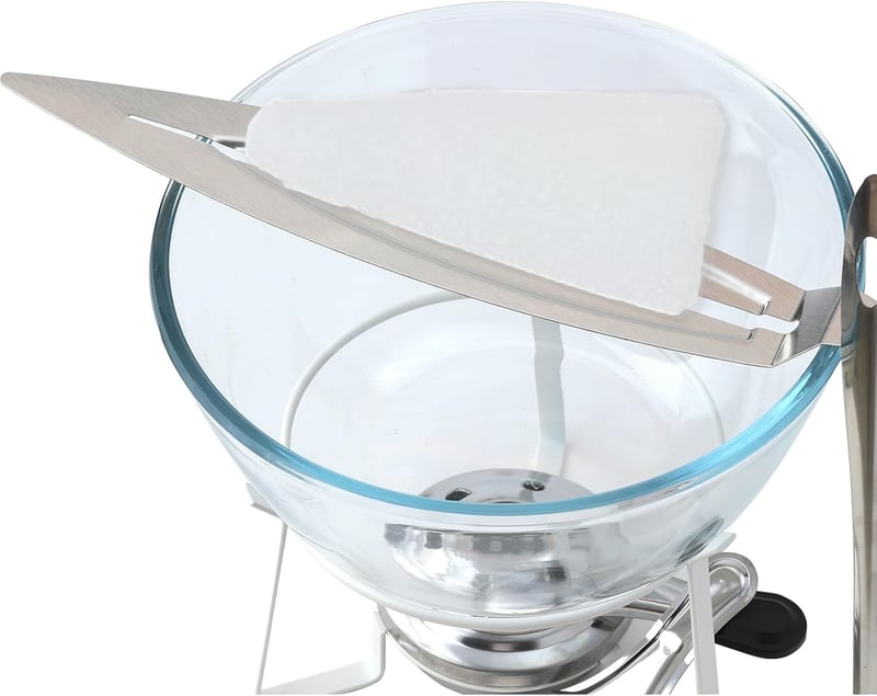 YUNSTK tűzcsipesz rozsdamentes acél 33 cm ezüst