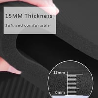 YUREN Extra széles jógaszőnyeg 200x130cm 10-15mm vastag NBR fitness mat 3