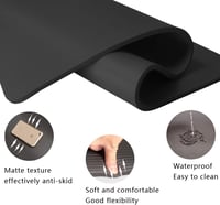 YUREN Extra széles jógaszőnyeg 200x130cm 10-15mm vastag NBR fitness mat 4