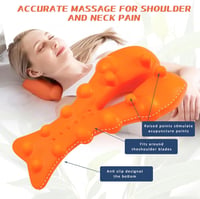 YURUIHKAO Trapezius Trigger Point Masszázsgép Nyak Váll Fájdalom Enyhítő Narancssárga 3