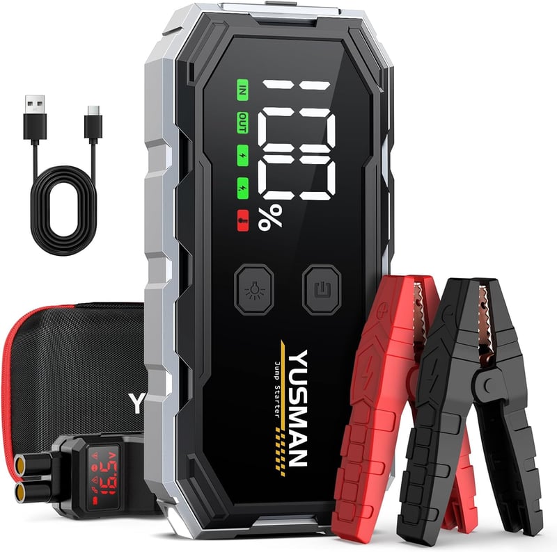 YUSMAN F01 jump starter 4000A autóindító power bank 12V