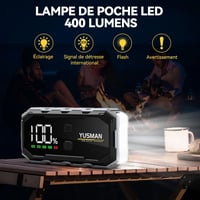 YUSMAN F01 jump starter 4000A autóindító power bank 12V 4
