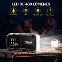 YUSMAN F01 Jump Starter Power Bank autóindítóval és töltővel 4