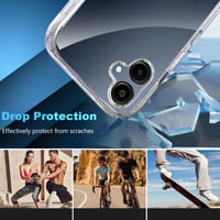 Yutwo 360° nárazuvzdorné puzdro pre Samsung Galaxy A06 4G s integrovanou ochranou displeja – priehľadné 4