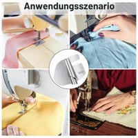 Set 5 piese picioruș de tivit îngust YUUTIAL pentru mașină de cusut - 3/4/5/6/7 mm, set piciorușe de tivire 7