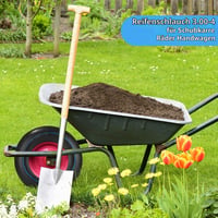 Yuxava 2 buc. Cameră de aer 3.00-4 pentru roată cărucior 260x85 mm, pentru roabă și cărucior de transport, cu valvă în unghi, tub de schimb pentru anvelopă pneumatică 6