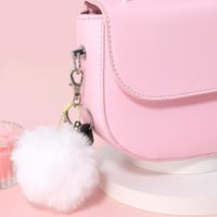 YUYWWAN 6 pomponuri din blană artificială 7 cm alb, globuri decorative pufoase rotunde pentru căciuli, eșarfe, mănuși, genți, decorațiuni de brad, DIY 5