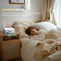 YUZINO X26 4K Mini Projektor 18000L Full HD 1080P WiFi Bluetooth - Elektromos Fókusz, Zoom Funkcióval, Otthoni Mozi és Kültéri Vetítés, HDMI 7