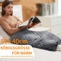 Yuzonc Elektromos Melegítőpárna 80x40cm - 6 Hőfokozat, Automatikus Kikapcsolás, Mosható, Extra Nagy Méret Hátra, Vállra, Hasra 2