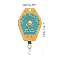 YWBL-WH Rugós Húzó 3-5 kg Visszahúzható Szerszámtartó Zöld 7