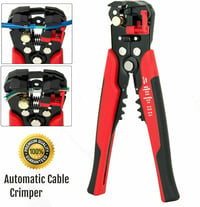 Clește automat pentru dezizolat YWHWXB 3 în 1, roșu-negru, 10-24AWG, 0,2-6,0mm², pentru tăiere și sertizare 5