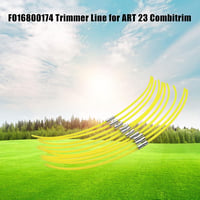 YWNYT Bosch F016800174 extra erős trimmer damil 31 cm x 3.5 mm 20 db sárga orsóhoz Bosch ART 23 Combitrim kompatibilis 4