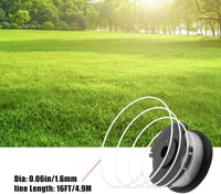 YWNYT Fűkasza Cséve Einhell GE-CT 18/28 Li-hez, 1,6mm Nylon Vágófonal 10db + 2 Sapka 3