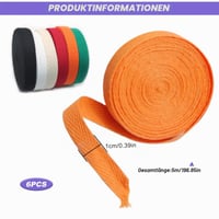 Bandă de bumbac YYTOL, 30 m, 10 mm, bandă de tivit pentru cusut, bandă țesută din bumbac pentru proiecte DIY, bandă de margine 2