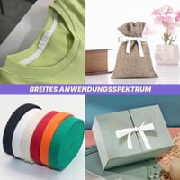 Bandă de bumbac YYTOL, 30 m, 10 mm, bandă de tivit pentru cusut, bandă țesută din bumbac pentru proiecte DIY, bandă de margine 7
