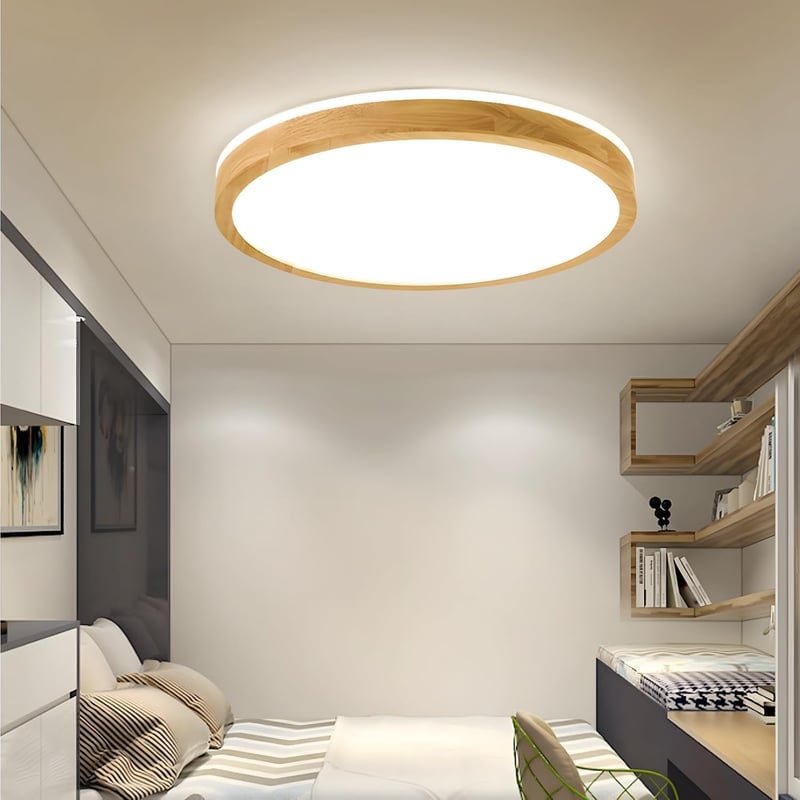 YYUTLUO LED Mennyezeti Lámpa Fa 40cm, Dimmelhető Távirányítóval, 2700-6500K