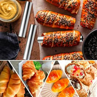 YZDZSW 21 részes rozsdamentes cannoli forma szett, nem tapadó krémsürgős kúp sütőforma kefével 7