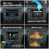 Autorádio YZKONG pre Opel Antara, Corsa, Vivaro, Combo, Zafira – 2DIN dotykový displej, bezdrôtové CarPlay, Android Auto, RDS, Bluetooth, USB, sivé 4