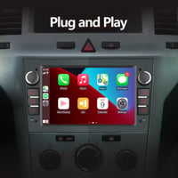 Autorádio YZKONG pre Opel Antara, Corsa, Vivaro, Combo, Zafira – 2DIN dotykový displej, bezdrôtové CarPlay, Android Auto, RDS, Bluetooth, USB, sivé 5