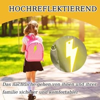 YzmrBdqc Biztonsági Fényvisszaverő Kulcstartó Szett - 12 db PVC Láthatósági Függő Gyerekeknek és Felnőtteknek, Kerékpáros Kiegészítő 5