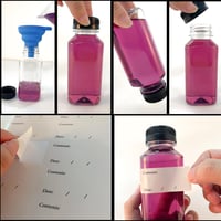 Yzpklhw 250 ml višekratne plastične bočice za sok, 10 komada, prozirne, za smoothie, voćne sokove, vodu, mlijeko, za hladnjak 4
