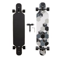 Yzszsjc 8-slojni javorov longboard cruiser komplet s PU kotačima 1
