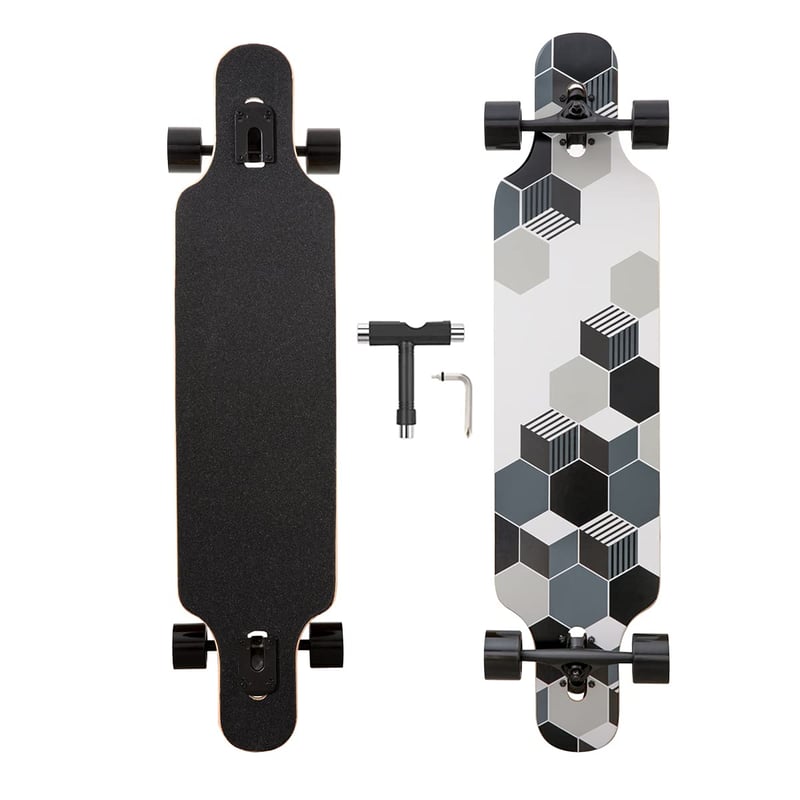 Yzszsjc 8-slojni javorov longboard cruiser komplet s PU kotačima