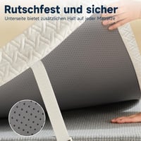 Z-hom Chránič matraca 90x190 cm, hrúbka 8 cm, z pamäťovej peny a gélu, s odnímateľným prateľným poťahom, biely, tvrdosť H2/H3, s certifikátom Oeko-Tex 6