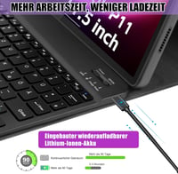 Zabatoco Lenovo Tab P11 Gen 2 Billentyűzetes Tok 7 Szín Háttérvilágítás 6