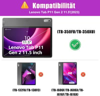 Zabatoco Lenovo Tab P11 Gen 2 Billentyűzetes Tok 7 Szín Háttérvilágítás 2