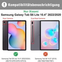 Zabatoco Samsung Galaxy Tab S6 Lite 10.4" Billentyűzetes Tok QWERTZ Mágneses Bluetooth 2