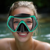 ZABERT M1 búvárkodás úszószemüveg felnőtteknek, kényelmes rugalmas fejpánt, snorkel maszk 4