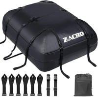 Zacro 425L Tetőbox Autóhoz Vízálló Utazási Tárolódoboz Fekete 1