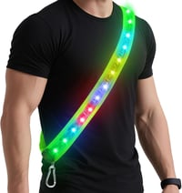 Zacro LED Reflektív Futóöv Fényvisszaverő Biztonsági Lámpa Sétáláshoz Futáshoz Kerékpározáshoz 1