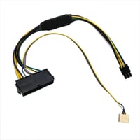 Zahara ATX 24 Pin - 6 Pin PSU Tápkábel Adapter 30 cm HP Elite 8100 8200 8300 800 G1 Z220 Z230 Z240 Compaq 8300 6200 Kompatibilis 2
