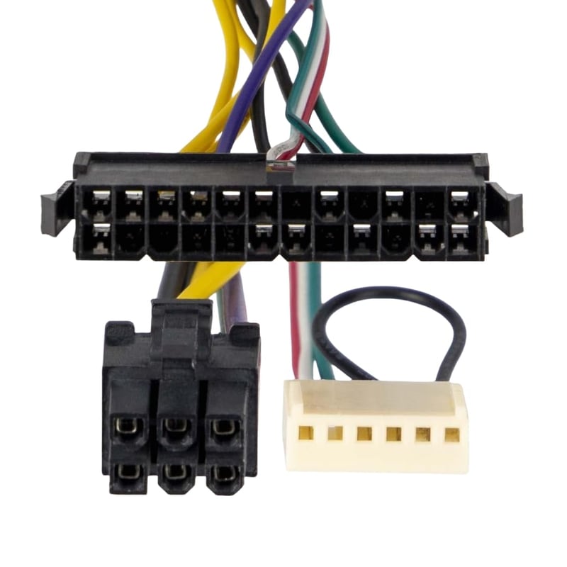 Zahara ATX 24 Pin - 6 Pin PSU Tápkábel Adapter 30 cm HP Elite 8100 8200 8300 800 G1 Z220 Z230 Z240 Compaq 8300 6200 Kompatibilis