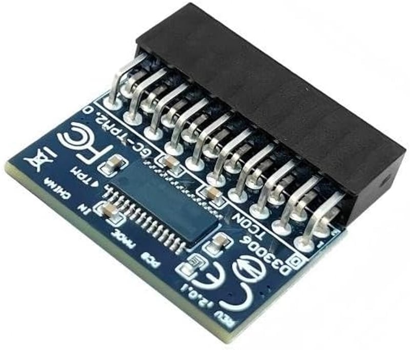 ZAHARA TPM 2.0 modul 20 pin LPC Gigabyte alaplap kompatibilis