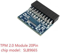 ZAHARA TPM 2.0 modul 20 pin LPC Gigabyte alaplap kompatibilis 3