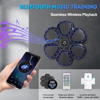 ZAKVOP Bluetooth Boxzzsák LED Kijelzővel, Edzéspad Kesztyűvel és Akkumulátorral 3