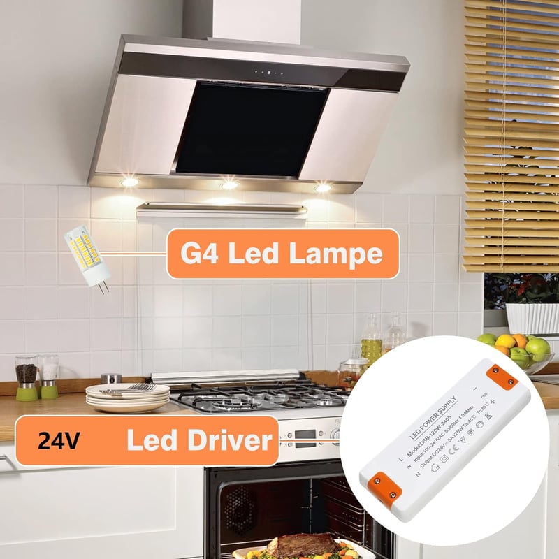 ZAKVOP LED Tápegység 24V 60W, 230V-ról 24V-ra, G4 GU5.3 MR11 MR16 szalagokhoz