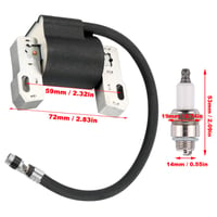 Zapaľovací modul ZAMDOE 590454 pre motory Briggs & Stratton 692605 802574 790817 799381 493237 591932 099XXX 120K02 120H07 120T02 2